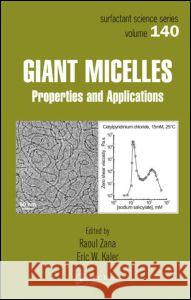 Giant Micelles: Properties and Applications Raoul Zana Eric W. Kaler 9780849373084 CRC - książka