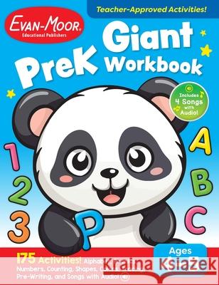 Giant Prek Workbook, Age 4 - 5 Evan-Moor Educational Publishers 9781645144281 Evan-Moor Educational Publishers - książka