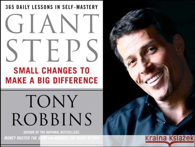 Giant Steps: Small Changes to Make a Big Difference Anthony Robbins 9780671891046 Fireside Books - książka