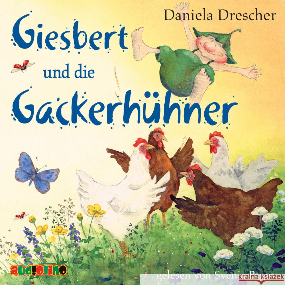 Giesbert und die Gackerhühner, 1 Audio-CD Drescher, Daniela 9783867374330 Audiolino - książka