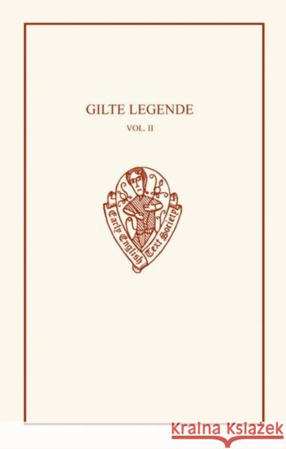Gilte Legende Volume 2 Richard Hamer 9780199234394 Oxford University Press, USA - książka