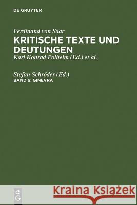 Ginevra Stefan Schrader Stefan Sch 9783484107342 Max Niemeyer Verlag - książka