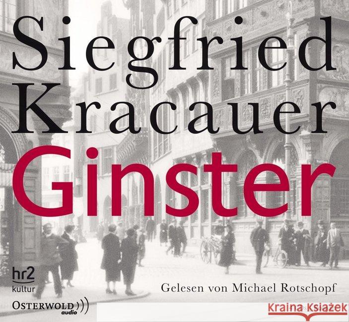 Ginster, 4 Audio-CDs : Gekürzte Lesung Kracauer, Siegfried 9783869520193 Hörbuch Hamburg - książka