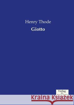 Giotto Henry Thode 9783957006523 Vero Verlag - książka