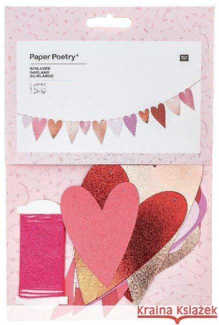 Girlande, Liebe, Herzen  4051271397227 RICO-Design tap - książka