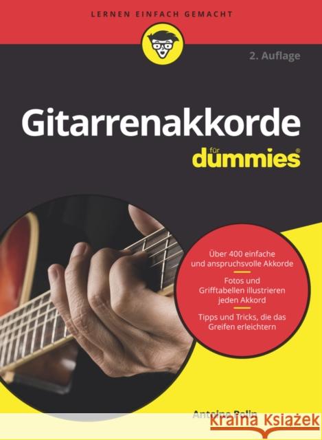 Gitarrenakkorde für Dummies Antoine Polin 9783527715282  - książka