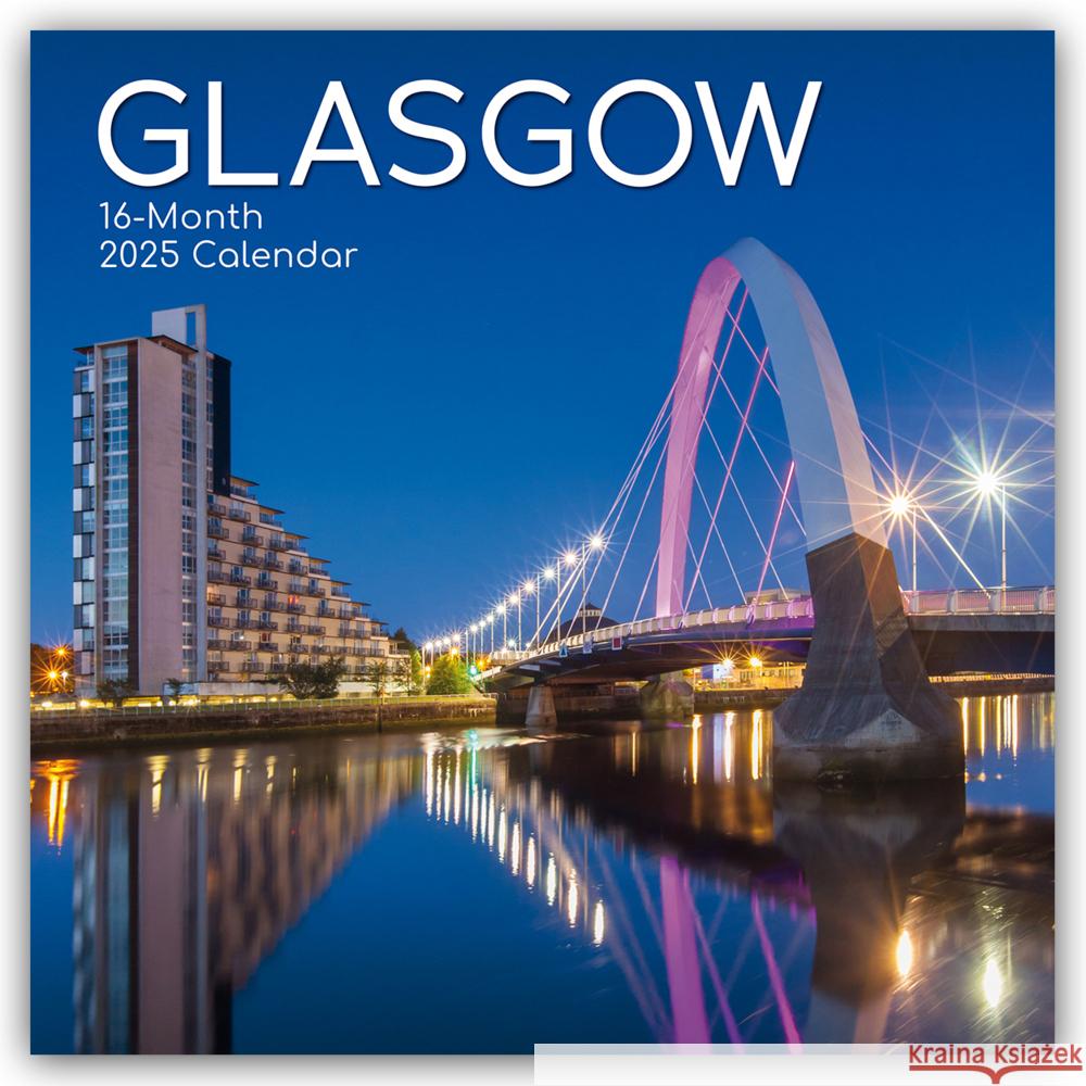 Glasgow 2025 - 16-Monatskalender The Gifted Stationery Co. Ltd 9781835360613 Flechsig - książka