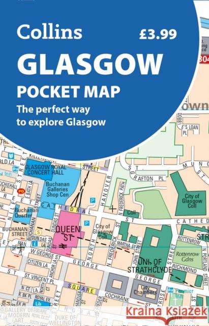 Glasgow Pocket Map: The Perfect Way to Explore Glasgow Collins Maps 9780008780494 HarperCollins Publishers - książka