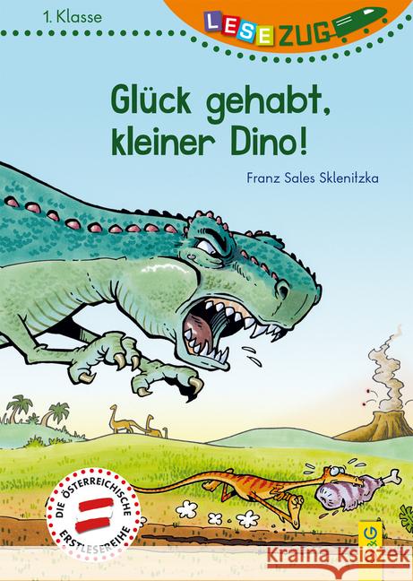 Glück gehabt, kleiner Dino! Sklenitzka, Franz S. 9783707420654 G & G Verlagsgesellschaft - książka
