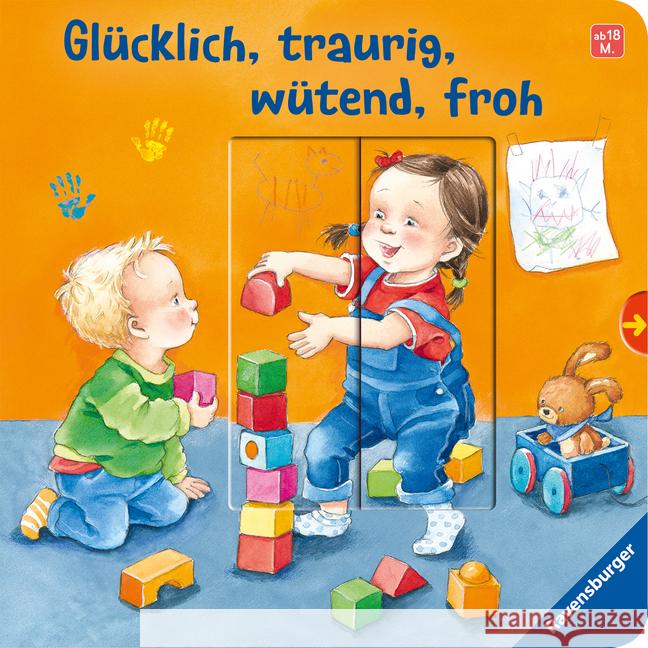 Glücklich, traurig, wütend, froh Grimm, Sandra 9783473421831 Ravensburger Verlag - książka