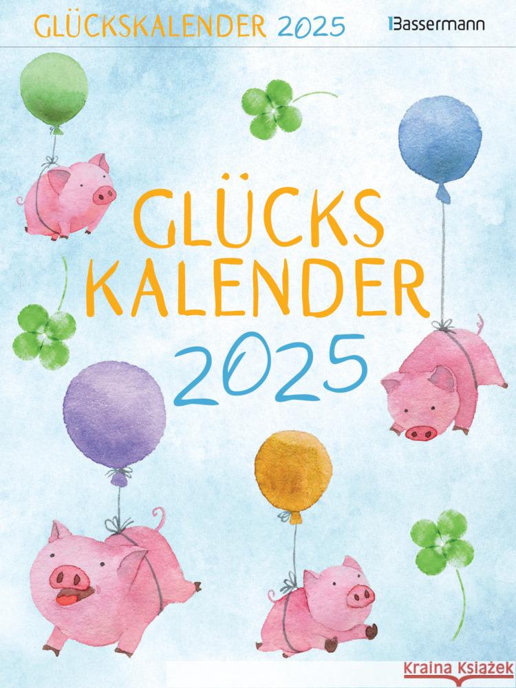 Glückskalender 2025 Drews, Gerald 9783809449270 Bassermann - książka