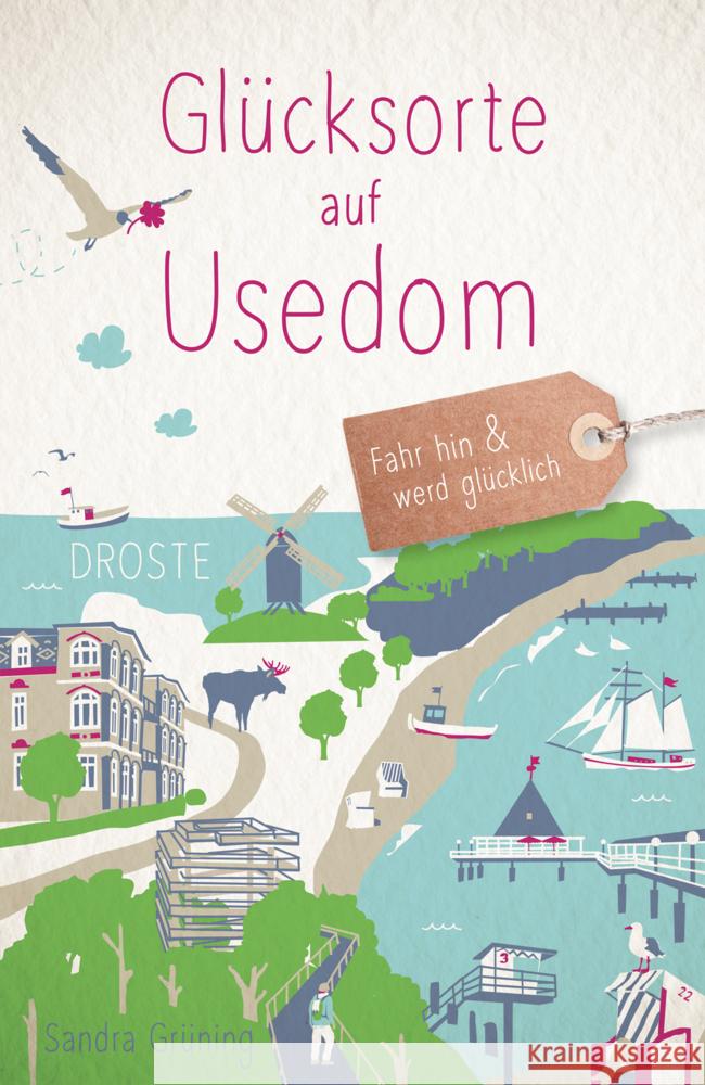 Glücksorte auf Usedom Grüning, Sandra 9783770027095 Droste - książka