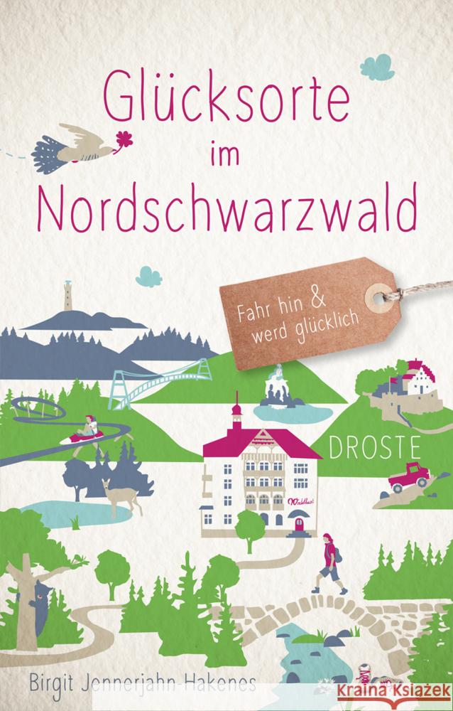 Glücksorte im Nordschwarzwald Jennerjahn-Hakenes, Birgit 9783770022137 Droste - książka