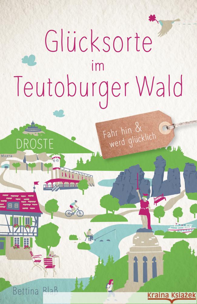Glücksorte im Teutoburger Wald Blaß, Bettina 9783770024001 Droste - książka