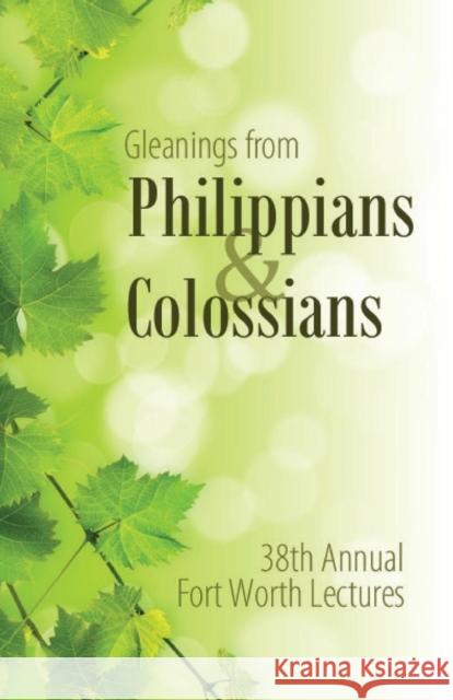 Gleanings from Philippians & Colossians Maxie Boren David Hamrick 9781620800300 Hopkins Publishing - książka