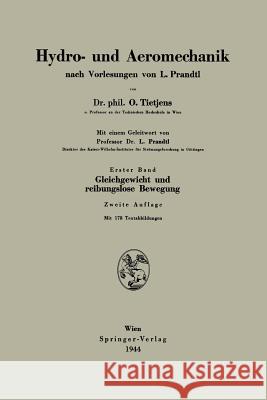 Gleichgewicht Und Reibungslose Bewegung Tietjens, O. 9783709197813 Springer - książka