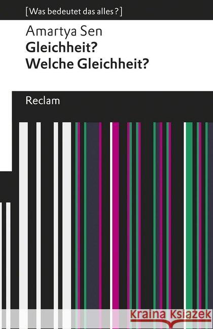 Gleichheit? Welche Gleichheit? Sen, Amartya 9783150196144 Reclam, Ditzingen - książka