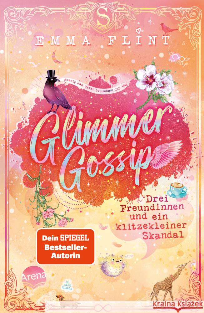 Glimmer Gossip (3). Drei Freundinnen und ein klitzekleiner Skandal Flint, Emma 9783401607276 Arena - książka