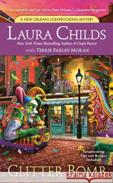 Glitter Bomb Laura Childs Terrie Farley Moran 9780451489555 Berkley Books - książka