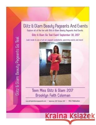 Glitz & Glam Goes Teal Vol.1 Sue Vernon 9781979039260 Createspace Independent Publishing Platform - książka