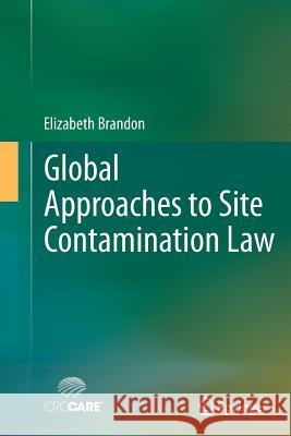 Global Approaches to Site Contamination Law Elizabeth Brandon 9789400795914 Springer - książka