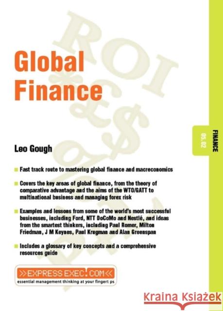 Global Finance: Finance 05.02 Gough, Leo 9781841122038 JOHN WILEY AND SONS LTD - książka