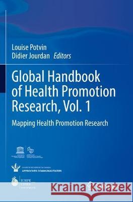 Global Handbook of Health Promotion Research, Vol. 1  9783030972141 Springer International Publishing - książka