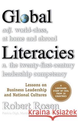 Global Literacies: National Cultures and Business Leadership Robert Rosen, etc. 9780684859026 Simon & Schuster - książka