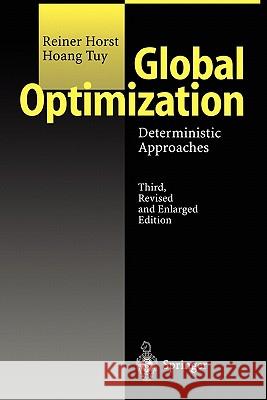 Global Optimization: Deterministic Approaches Horst, Reiner 9783642082474 Springer - książka