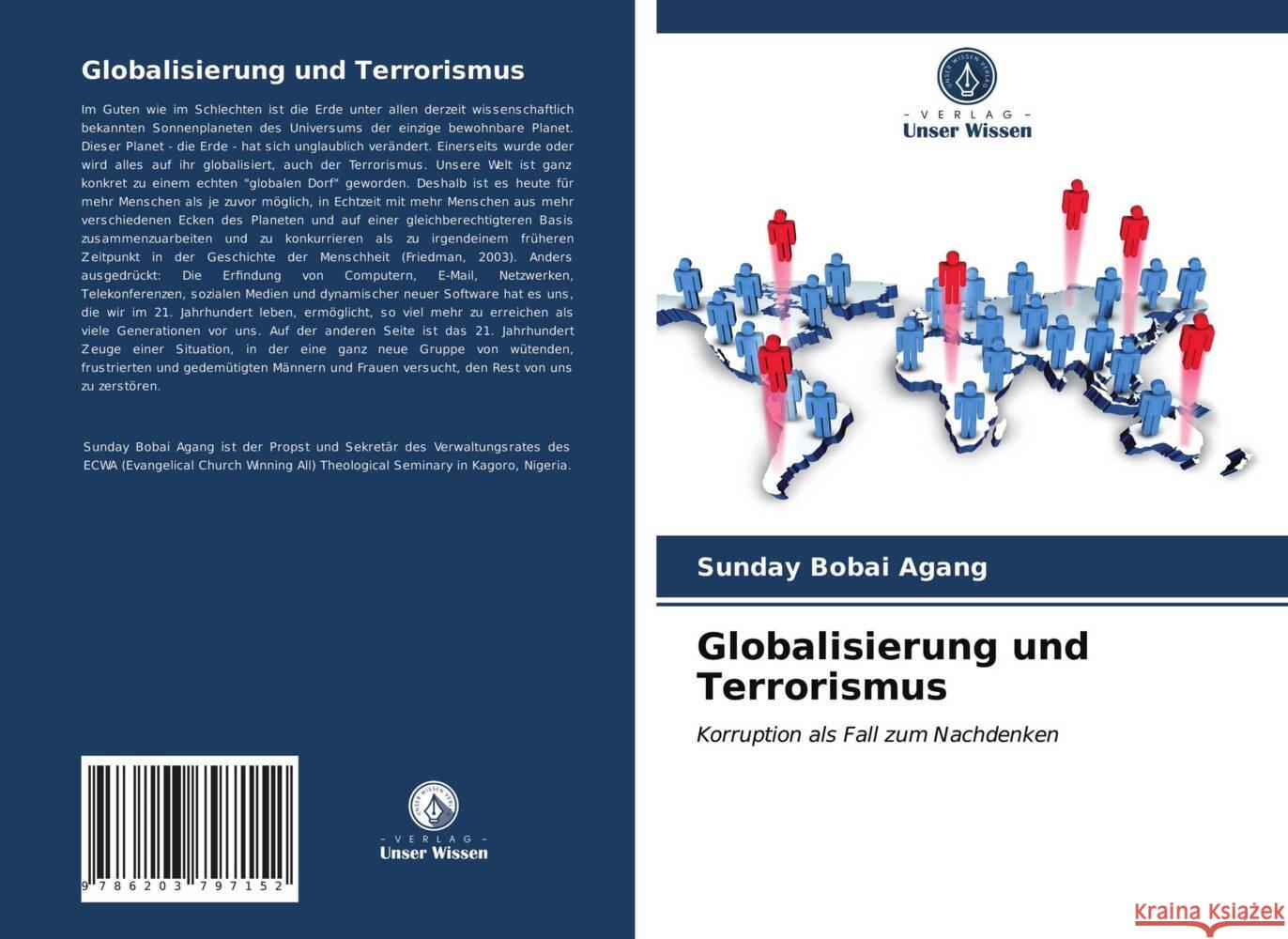 Globalisierung und Terrorismus Agang, Sunday Bobai 9786203797152 Verlag Unser Wissen - książka