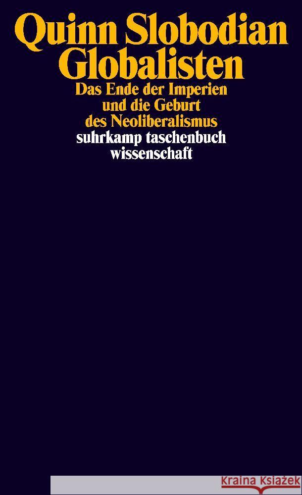 Globalisten Slobodian, Quinn 9783518300329 Suhrkamp - książka