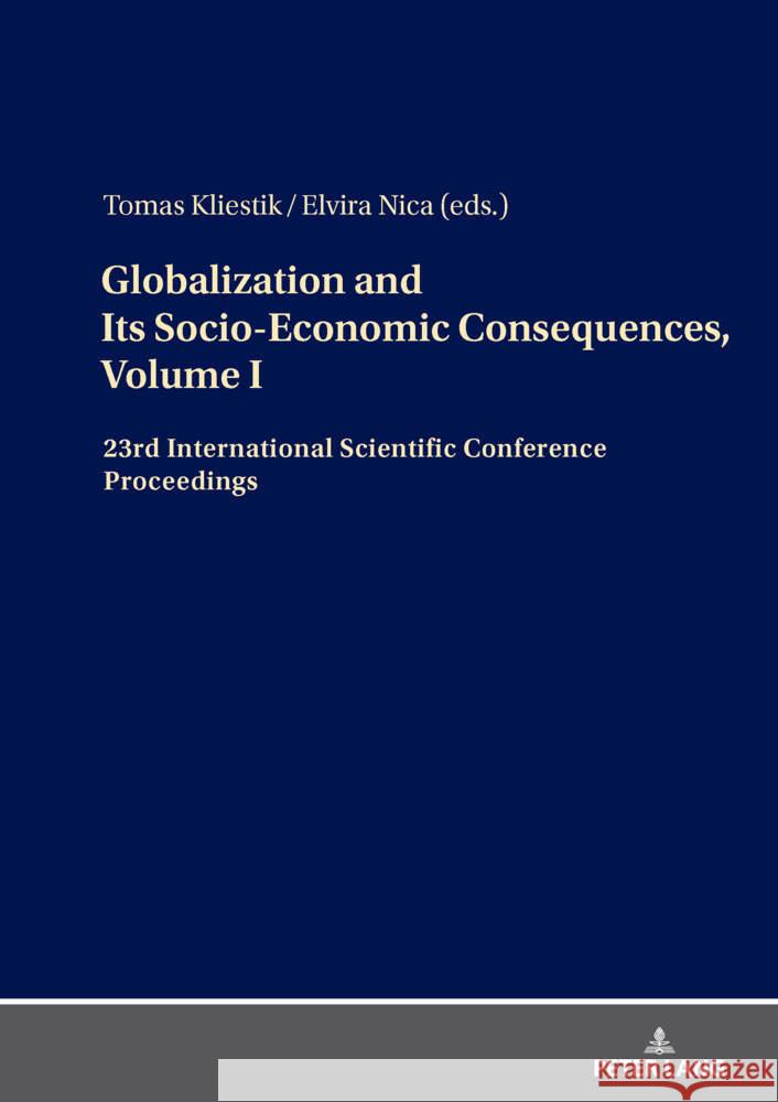 Globalization and Its Socio-Economic Consequences, Volume I  9783631924655 Peter Lang - książka