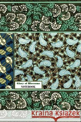 Glory of Blossoms NOTEBOOK [ruled Notebook/Journal/Diary to write in, 60 sheets, Medium Size (A5) 6x9 inches] Iris a. Viola 9781714385546 Blurb - książka