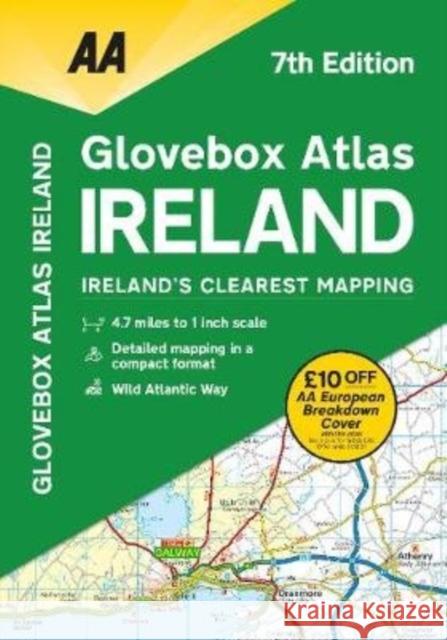 Glovebox Atlas Ireland  9780749582296 AA Publishing - książka