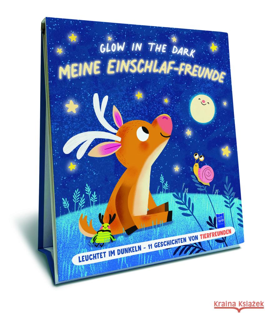 Glow in the Dark - Meine Einschlaffreunde: Tierfreunde Campisi, Stephanie 9789465053400 YoYo Books - książka