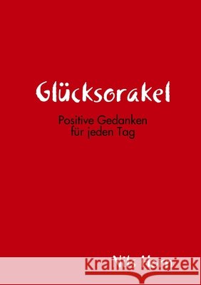 Glucksorakel Nils Horn 9781409270881 Lulu.com - książka