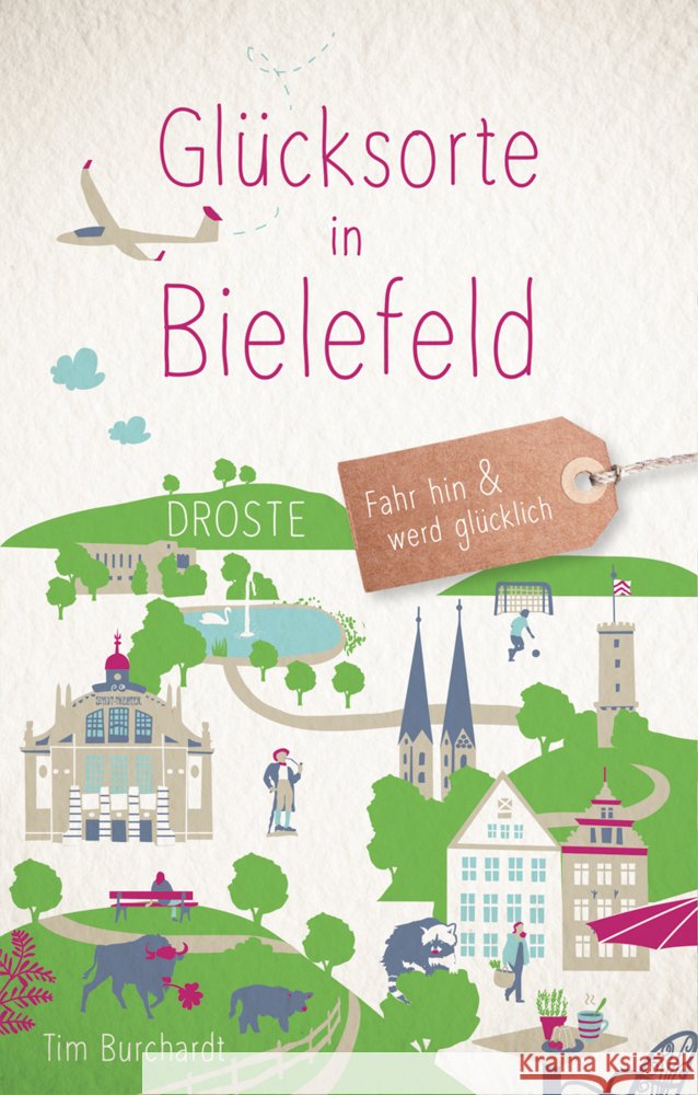 Glücksorte in Bielefeld Burchardt, Tim 9783770022380 Droste - książka