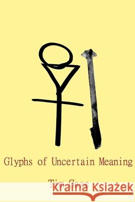 Glyphs of Uncertain Meaning Tim Gaze 9781734866230 Post-Asemic Press - książka