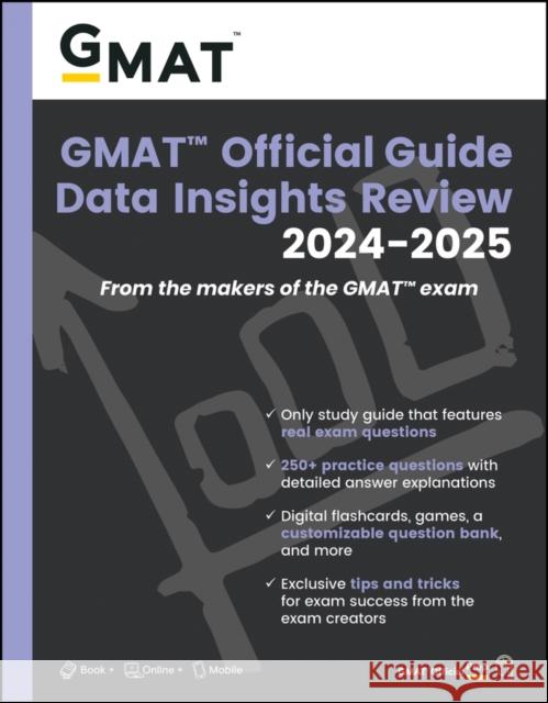 GMAT Official Guide Data Insights Review 2024-2025: Book + Online Question Bank Gmac (Graduate Management Admission Coun 9781394260096 John Wiley & Sons Inc - książka