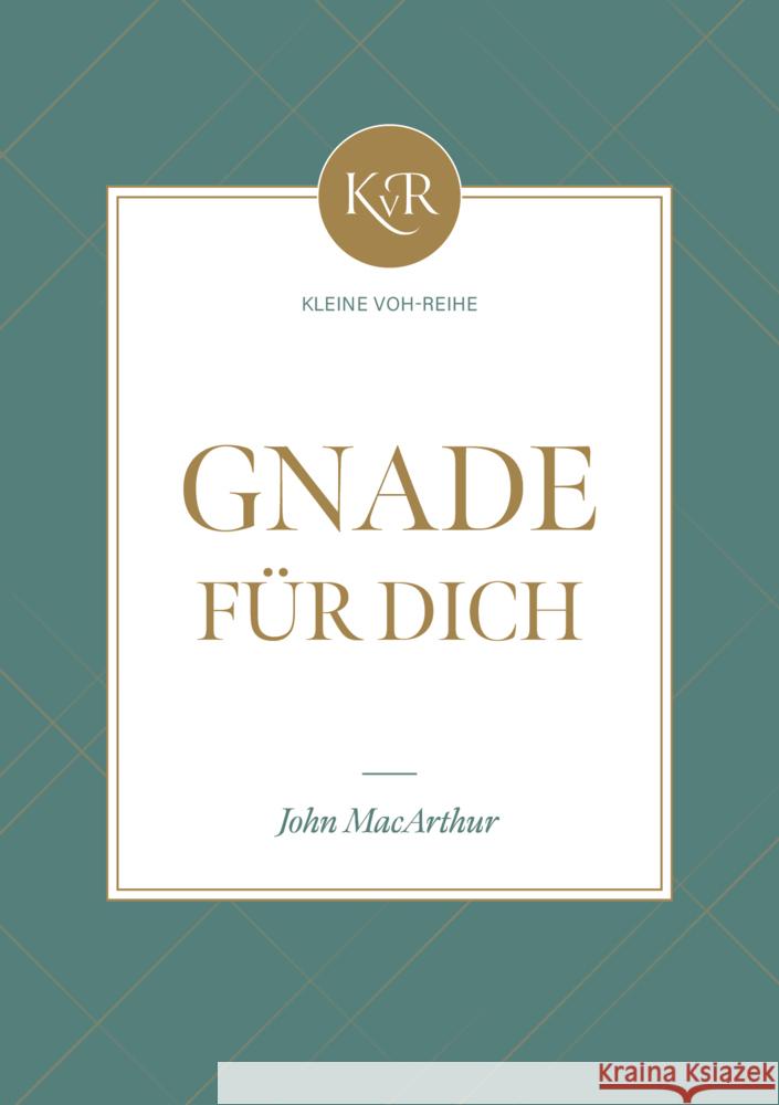Gnade für dich F. MacArthur, John 9783947978601 Voice of Hope - książka
