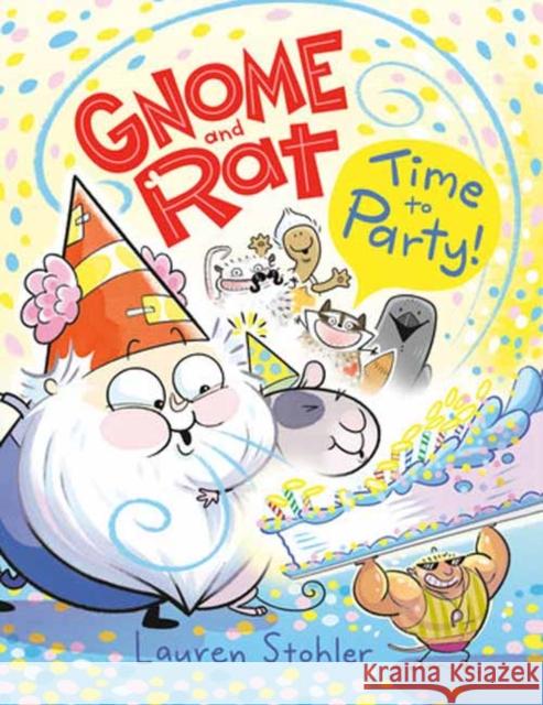 Gnome and Rat: Time to Party!: (A Graphic Novel)  9780593487860 Random House USA Inc - książka