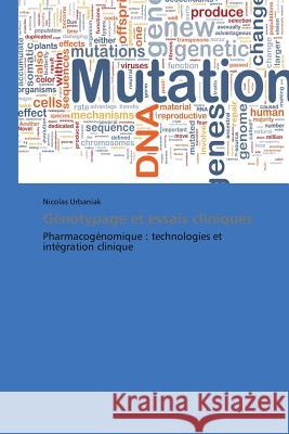 Génotypage Et Essais Cliniques Urbaniak-N 9783838175959 Presses Academiques Francophones - książka