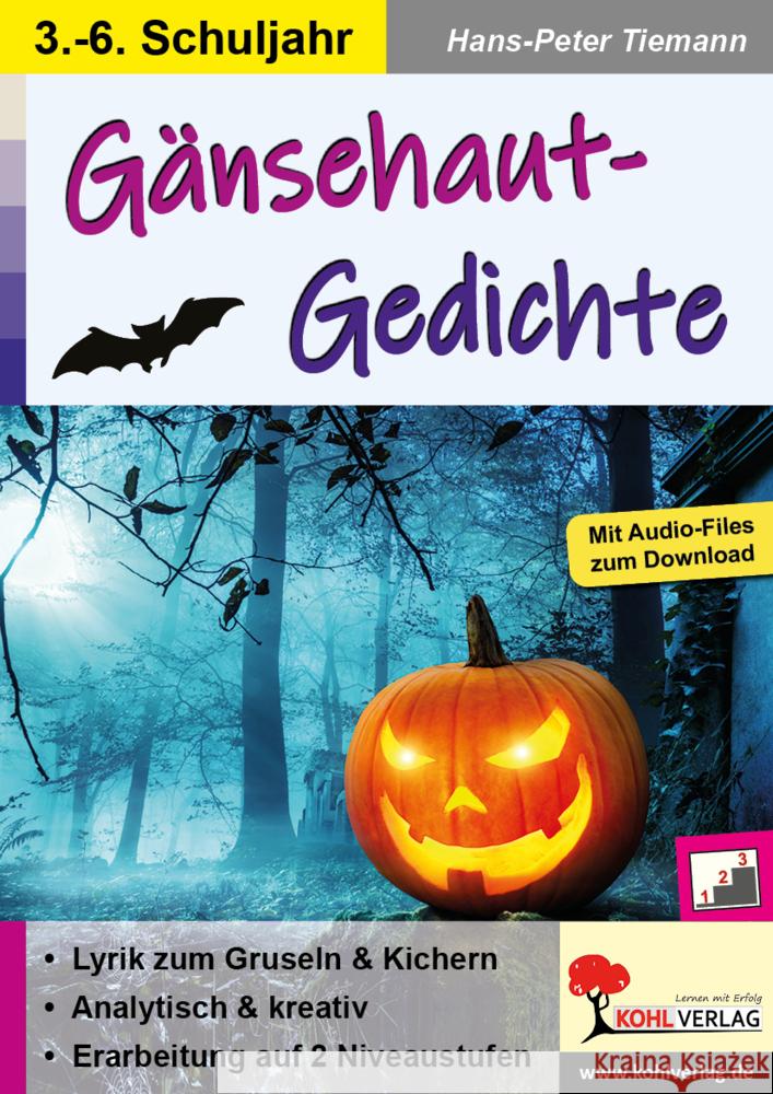 Gänsehaut-Gedichte Tiemann, Hans-Peter 9783966241373 KOHL VERLAG Der Verlag mit dem Baum - książka