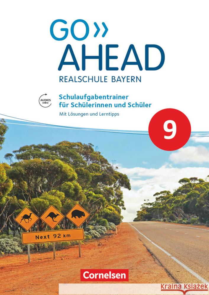 Go Ahead - Realschule Bayern 2017 - 9. Jahrgangsstufe Schulaufgabentrainer - Mit Audios online und Lösungen  9783060352364 Cornelsen Verlag - książka