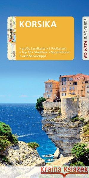 GO VISTA: Reiseführer Korsika, m. 1 Karte : Mit Faltkarte und 3 Postkarten Siegfried-Hagenow, Monika 9783961414550 Vista Point Verlag - książka