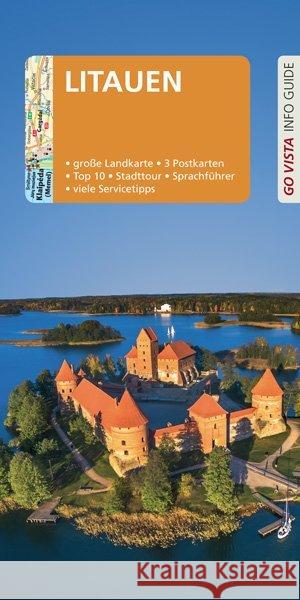 GO VISTA: Reiseführer Litauen, m. 1 Karte : Mit Faltkarte und 3 Postkarten Bisping, Stefanie 9783961414369 Vista Point Verlag - książka