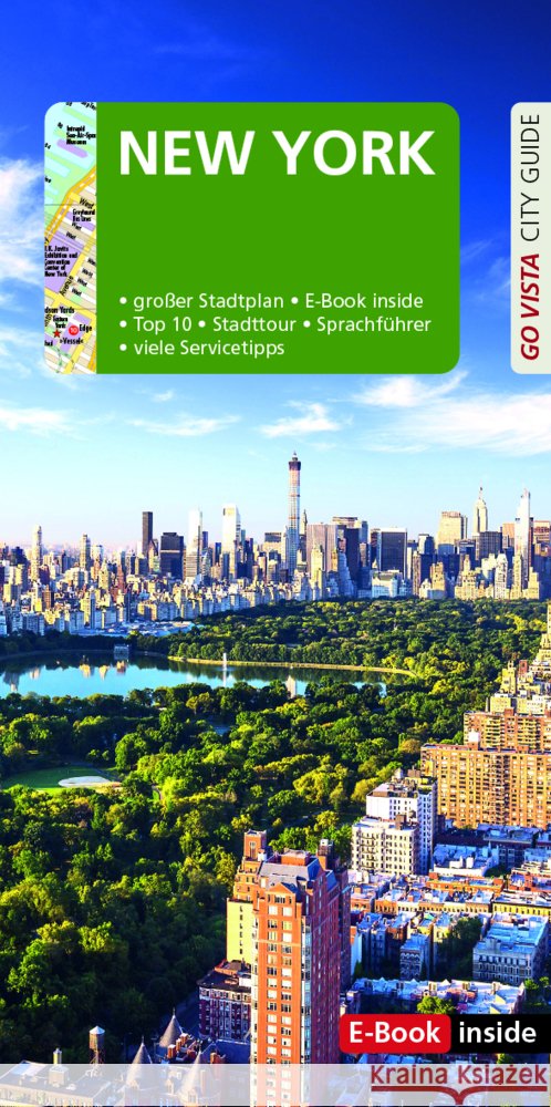 GO VISTA: Reiseführer New York Glaser, Hannah 9783961418503 Vista Point Verlag - książka