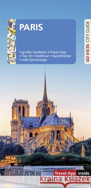 GO VISTA: Reiseführer Paris, m. 1 Karte Schneidewind, Friederike 9783961419166 Vista Point Verlag - książka