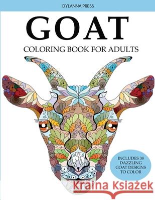 Goat Coloring Book for Adults Dylanna Press 9781647900342 Dylanna Publishing, Inc. - książka