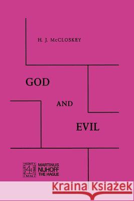 God and Evil H. S. McCloskey Henry John McCloskey 9789024716043 Springer - książka